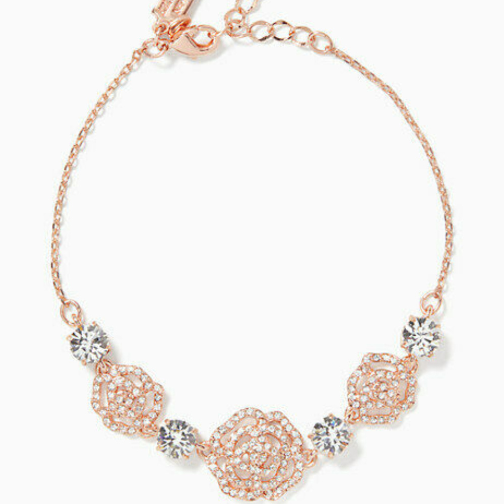 NWT Kate spade Crystal Stone SRose Bracelet